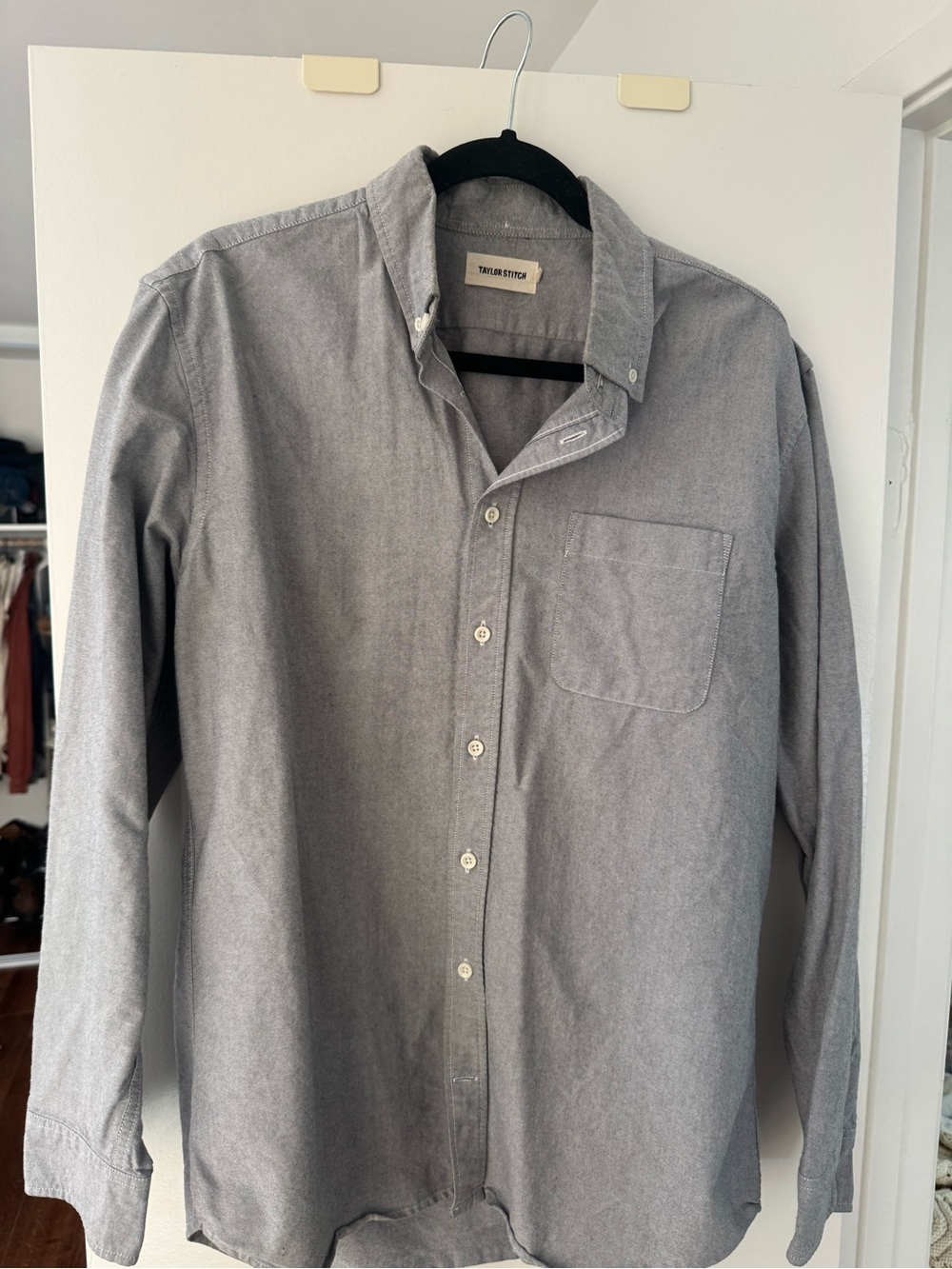 Taylor Stitch Grey Button-Down Oxford Shirt